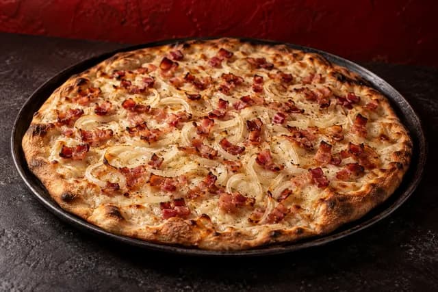 Illustratives Produktfoto: Flammkuchen