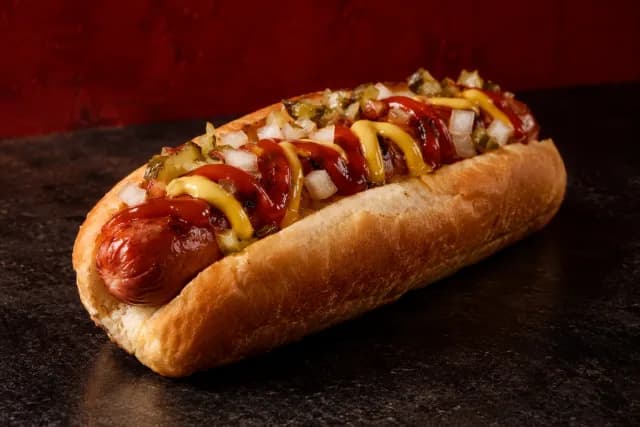 Illustratives Produktfoto: Hot Dog