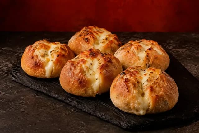 Illustratives Produktfoto: 6 Brötchen gefüllt mit Käse